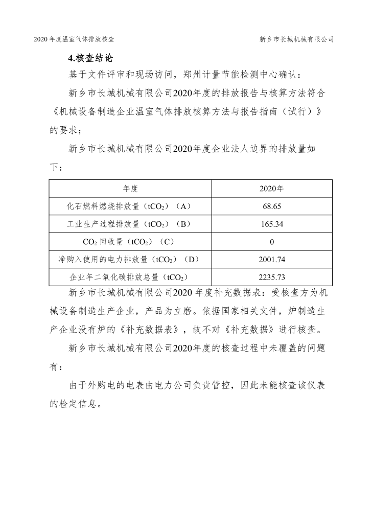 hg10882020年度温室气体排放核查汇报